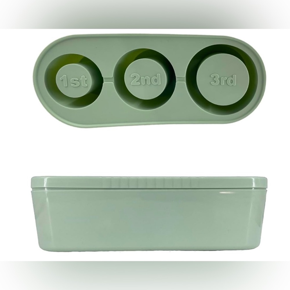 Silicone New Ice Mold Storage For Stanley Cup Travel Tumblers Light Green OS - Picture 3 of 14